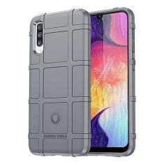 Imagem de Capa de telefone para Samsung Galaxy A30S, fibra de carbono refinada, anti-queda, anti-impressões digitais, proteção total de 360°