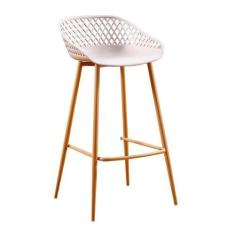 Imagem de Banqueta De Cozinha Clarice Nude Rivatti Kit 4 Unidades