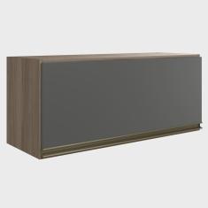 Imagem de Armário de Cozinha Basculante 80cm Maly N03 Carvalho/Grafite - Mpozenato