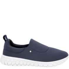 Imagem de Tênis Feminino Casual Slip On Elastano Usaflex - Azul-Feminino