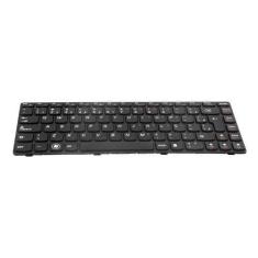 Imagem de Teclado para Notebook bringIT compatível com Lenovo G485A  Preto ABNT2