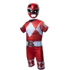 Imagem de Fantasia Infantil Power Rangers Com Máscara de E.V.A 3D - SGB MODAS, V