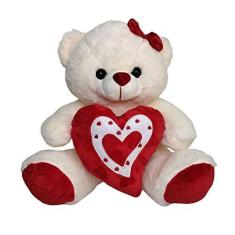 Imagem de Urso de Pelúcia com Coração Namorados com Laço