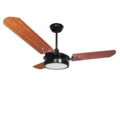 Imagem de Ventilador De Teto Ventex Valen Led 18W Preto Mogno 220V