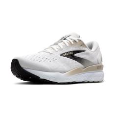 Imagem de Brooks Ghost 16 Tênis masculino, Branco/creme/rosa, 41