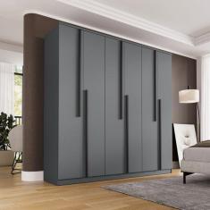 Imagem de Guarda Roupa Casal 6 Portas 4 Gavetas Sarah Cabecasa Madeiram