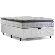 Imagem de Cama Box Baú Casal Herval Adapt, 80X138x188, Com Molas Ensacadas