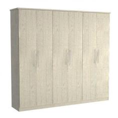 Imagem de Guarda Roupa Casal 6 Portas 2 Gavetas Foscarini Marfim Areia