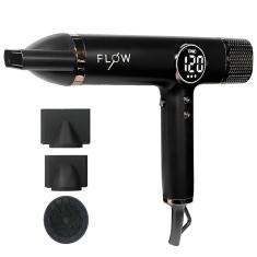 Imagem de Secador De Cabelo Flow Lizz Diamante Black Silver 110V