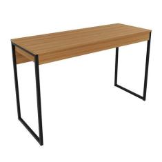 Imagem de Mesa Escrivaninha 120X74x45 Cm Amêndoa/Preto Tecnomobili