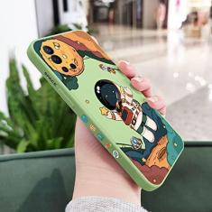 Imagem de Capa de telefone astronauta para oneplus 10 10t 10r 9r 9rt 9 8t 8 7 7t pro 5g capa de silicone líquido, verde claro, para oneplus 8t