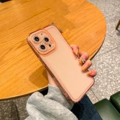 Imagem de Capa transparente luxuosa com diamante de cristal para iPhone 14 13 12 11 Pro Max X XR XS 7 8 Plus Capa macia transparente de silicone brilhante, rosa, para iPhone 12Pro Max