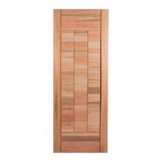 Imagem de Folha de Porta Maciça 210x80cm Eucalipto Pm97 Cruzeiro Portas Marroml Nude