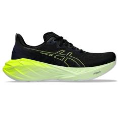 Imagem de ASICS NOVABLAST 4 Tênis de corrida masculino, Expanse preto/azul, 42