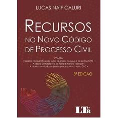 Imagem de Recursos no Novo Código de Processo Civil - Lucas Naif Caluri - 9788536196572