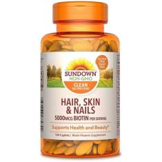 Imagem de Hair Skin E Nail 5000Mcg Biotina Sundown Non Gmo