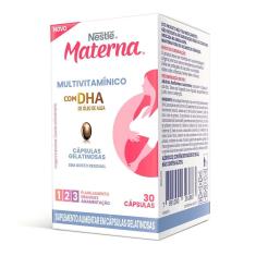 Imagem de Suplemento Alimentar Nestlé Materna Multivitamínico DHA 30 cápsulas 30 cápsulas