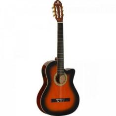 Imagem de Violão Eletroacústico Harmonics Ge-20 Nylon Sunburst