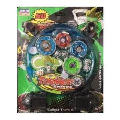 Imagem de Kit 4 Beyblade Metal Fusion Led Tornado + Arena + 2 Lançador - Bladx