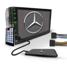 Imagem de Central Multimidia Universal 2 Din Mp5 Bt Espelha Usb Mercedes - First