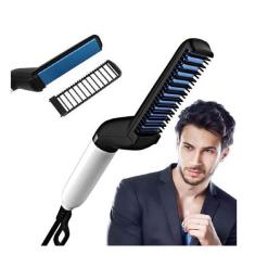 Imagem de Chapinha Pente Alisador De Cabelo E Barba Masculino - FOR BEAUT UTILIT