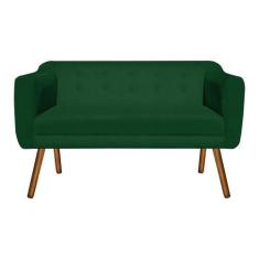 Imagem de Namoradeira 02 Lugares Julia Suede Verde - D'Rossi - DROSSI