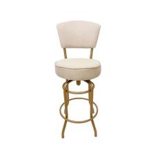Imagem de Banqueta Bar cor Dourado Fosco Bancada Média Altura 65cm Giratória Enc
