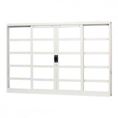 Imagem de Janela De A o De Correr 120x120cm 4 Folhas Minas Sul Mgm Bran