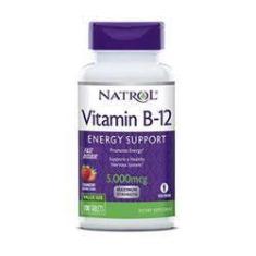 Imagem de Vitamina B-12 Fast Dissolve NATROL Morango 5.000mcg 100 tab