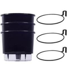 Imagem de 3 Vasos Antidengue AutoIrrigável  3 Sup Treliça Raiz N3