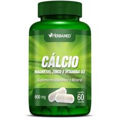 Imagem de Herbamed Calcio Magnesio Zinco E. Vit D3 600Mg 60Cps -
