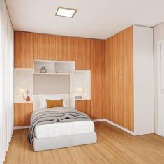 Imagem de Guarda-Roupa Modulado De Canto 10 Portas 6 Peças Hera Cabecasa Madeira