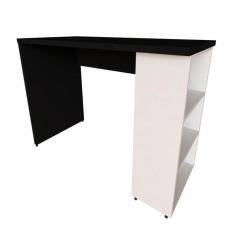 Imagem de Escrivaninha Corp Preta e Branca 100 cm