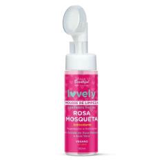 Imagem de Mousse De Limpeza Sabonete Facial Rosa Mosqueta Lovely Face Beautiful