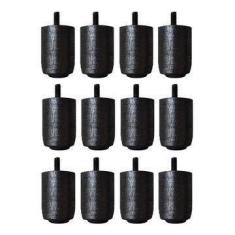 Imagem de Kit 12 Pés Para Cama Box Ou Baú Queen Ou King Size P63 Madeira Maciça