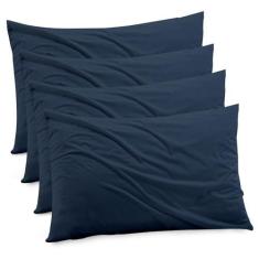 Imagem de Gogreen Protetor de travesseiro impermeável de raiom de bambu, capa de travesseiro respirável, protetor de travesseiro refrescante com zíper, capa de travesseiro super macia com zíper (4 pacotes, King