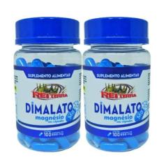 Imagem de 2 Malato de Magnesio 100 Cápsulas 500mg - Rei Terra