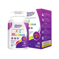 Imagem de Multivitamínico A A Z Maximus 60 Cápsulas Vitamin Nutry Incolor Sem Sabor