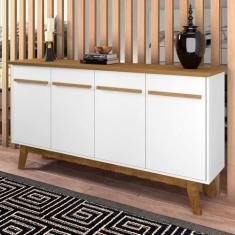 Imagem de Balcão 4 Portas Valiente Branco Cinamomo