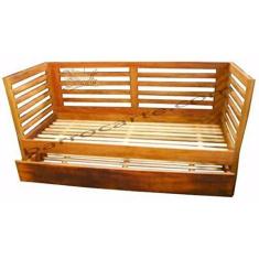 Imagem de Cama de Solteiro Rústica Duplex em Madeira de Demolição - Cód 1213