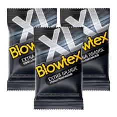 Imagem de Preservativo Blowtex Extra Grande 56mm com Látex 3un