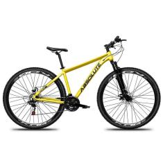 Imagem de Bicicleta Aro 29 Absolute Nero 5 Alumínio 21v Freio A Disco Garfo Com Suspensão - Amarelo Tam.15