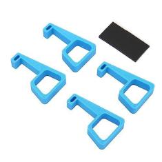 Imagem de Cuifati Suporte horizontal de console de jogos para PS4 Pro, suporte horizontal de console de jogos com 4 peças, melhora a dissipação de calor (azul)