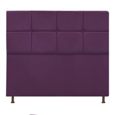 Imagem de Cabeceira Estofada Damares 160 Cm Queen Size Suede Roxo