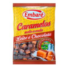 Imagem de Bala de Caramelo Leite e Chocolate 660g - Embaré
