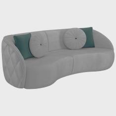 Imagem de Sofa 3 Lugares 240 cm Passion Veludo sl 940 Moll