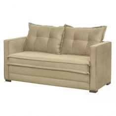 Imagem de Sofa Cama 02 Lugares Londres Suede Bege Suede Bege