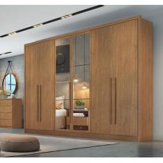 Imagem de Guarda-Roupa Casal Robust Cumaru 6 Portas 8 Gavetas C/Esp.  Novo Horiz