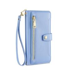 Imagem de Carteira feminina com compartimentos para cartões, capa de telefone crossbody para iphone 15 14 13 12 11 Pro Max XS XR 7 6 6 6s Plus SE SE3 Capa flip com alça, azul, para iPhone XR