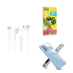 Imagem de Capinha Samsung A54 + Fone De Ouvido Tipo C + Película 9D